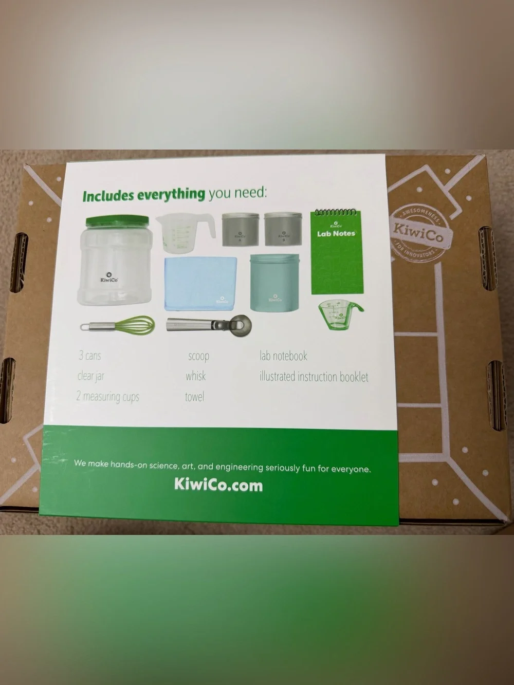 NIB Kiwi Co Science of Making Ice Cream